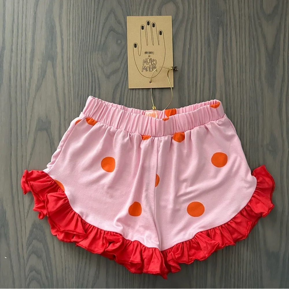 WAUW CAPOW BY BANGBANG AUGUSTA POLKA SHORTS
